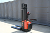 Everlift 1.5T 3-3.5M Stand-On Double Lift Truck Electric Self Load Lifting Pallet Stacker Forklift 