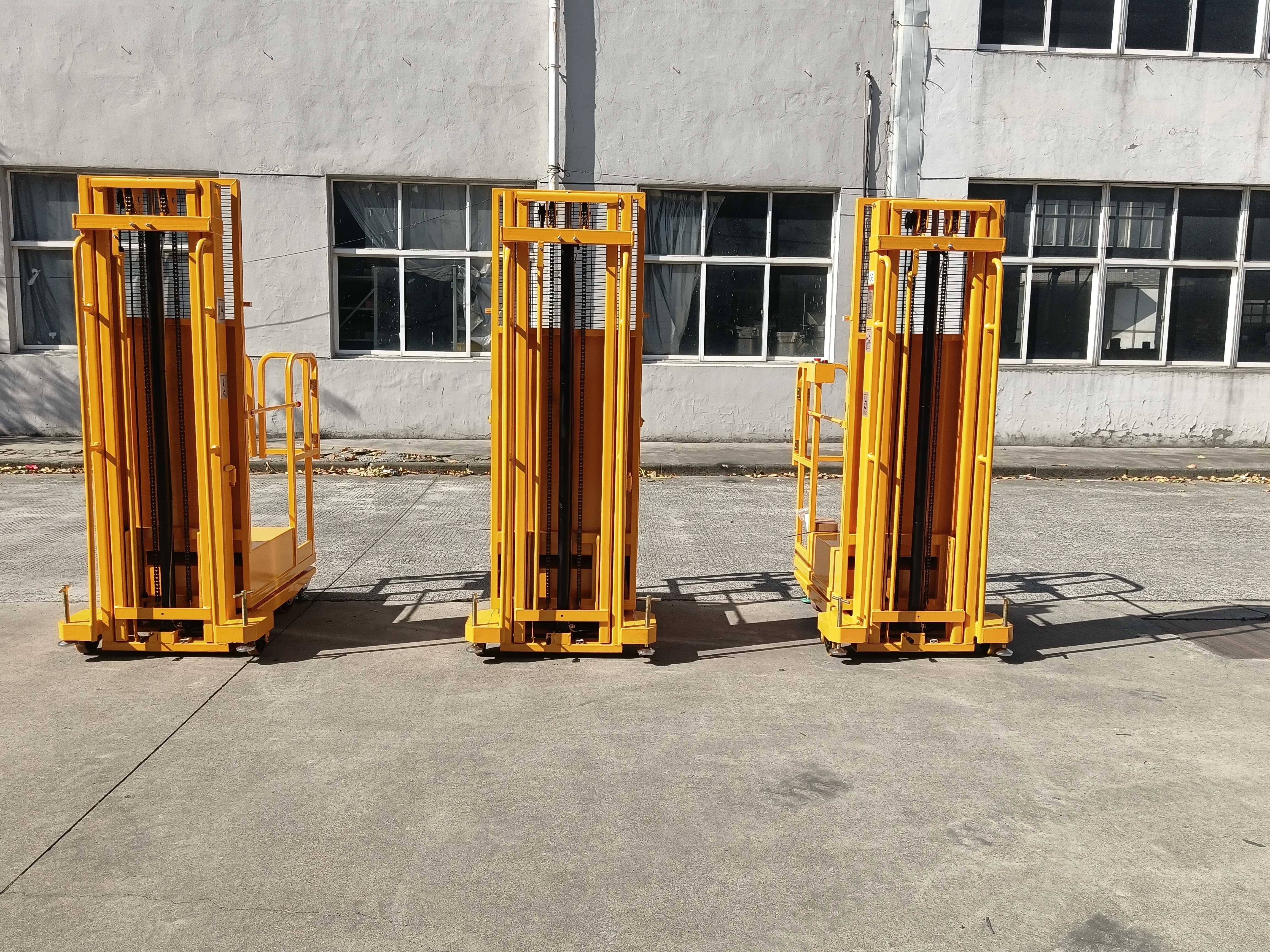 3M 4M 4.5M Semi-Electric Aerial Order Picker Work Platform