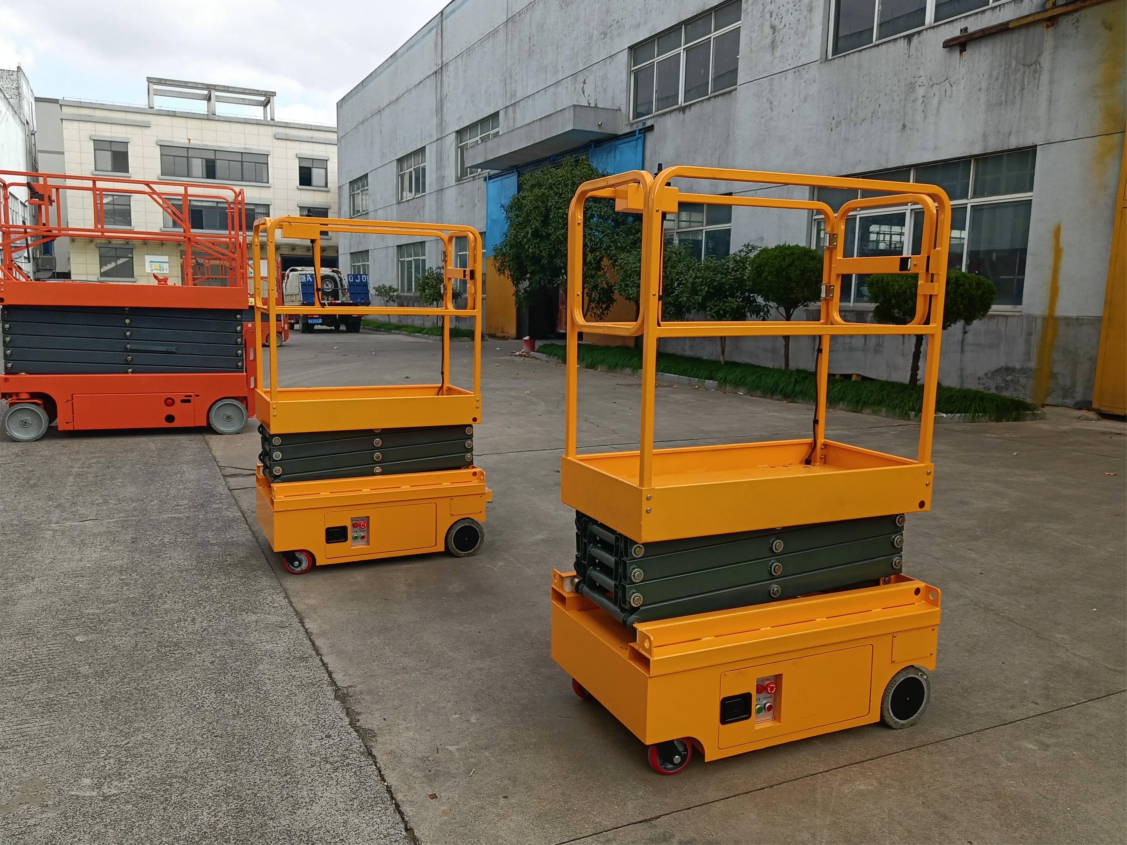 3M 3.9M 4.8M TINY SELF-PROPELLED SCISSOR WORK PLATFORM ELECTRIC MOBILE WORK PLATFORM