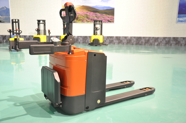 2 Ton 2.5 Ton 3 Ton Electric Ride-on Pallet Truck with USA CURTIS AC Driving System Maintenance Free Battery ELEP-20/25/30