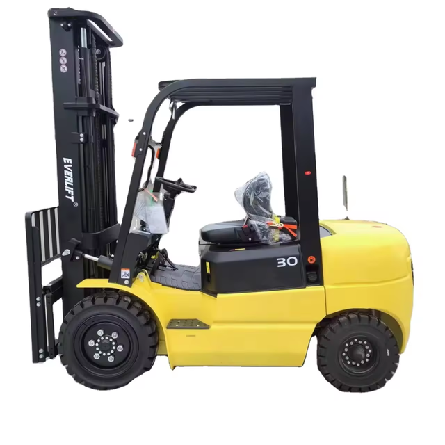 Everlift China Diesel Forklifts New 2.5Ton 3m With Japanese Nissan ISUZU Mitsubishi Engine Forklift Truck