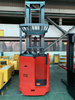 Everlift 2 Ton 6 M Double Scissor Reach Truck Electric Stacker Forklift Seated With Narrow Aisle China Forklift