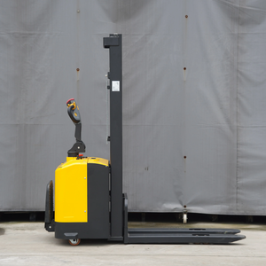 Everlift Wholesale Price ELES-15F 1.5ton 1.6m-3.5m Stand on Electric Stacker With Platform With CE Portable Forklift