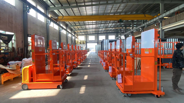 3M 4M 4.5M Semi-Electric Aerial Order Picker Work Platform
