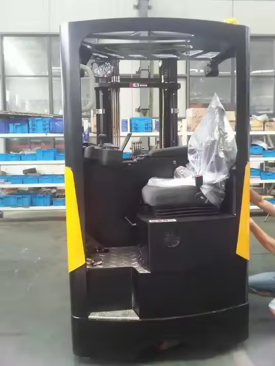 Everlift 2000kg 5m -7.5m Reach Truck Forklift for Cold Storage Electric Stacker Factory Price CE ISO Forklift Price