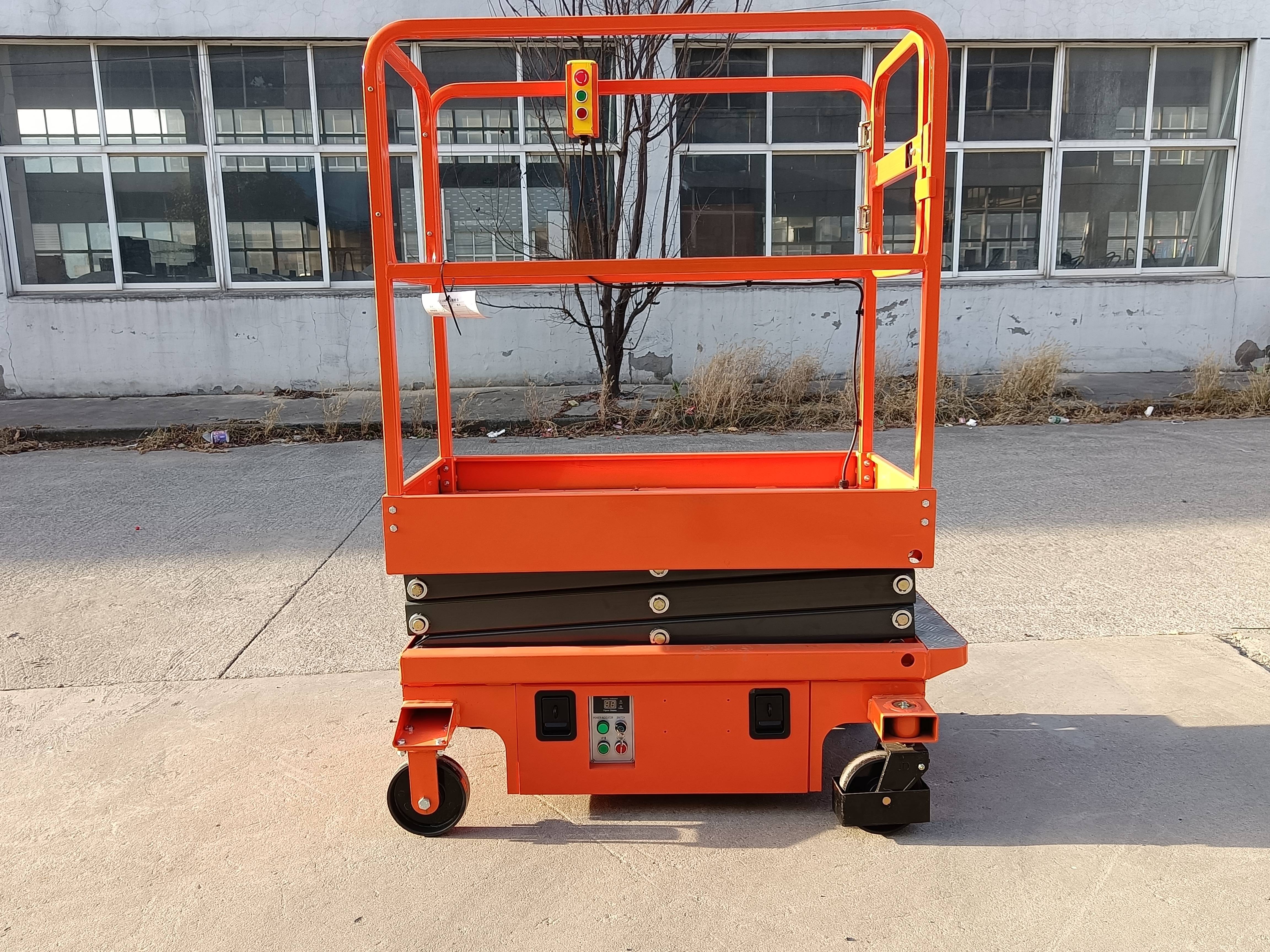 Tiny 3M 4M 4M Work Platform Electric Scissor Lift 300Kg Aerial Work Platform