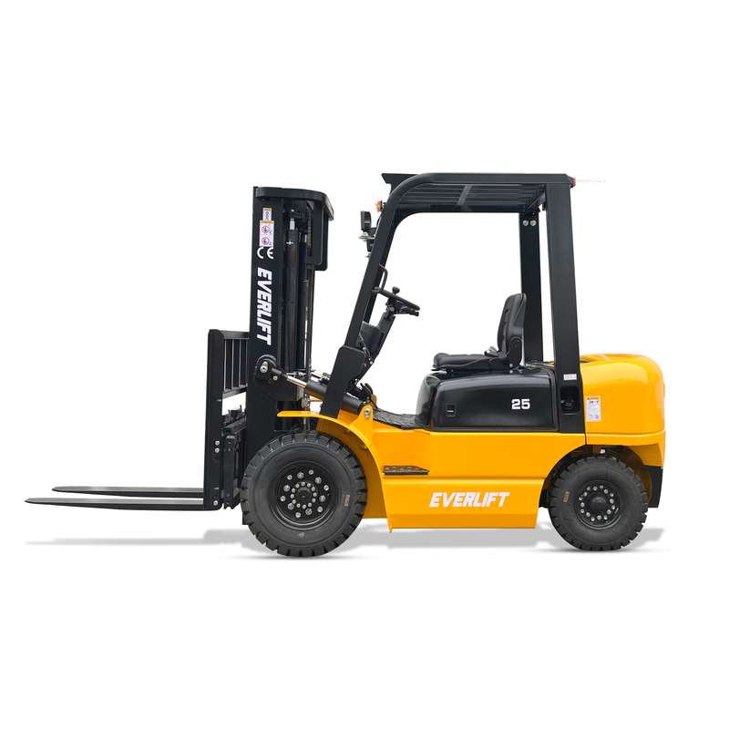 FD30 Everlift Forklift Diesel Forklifts Price 2500kg 3000kg 3500kg 3m-6m Triplex Mast Lpg Gasoline Forklifts Solid Tires Side Shifter