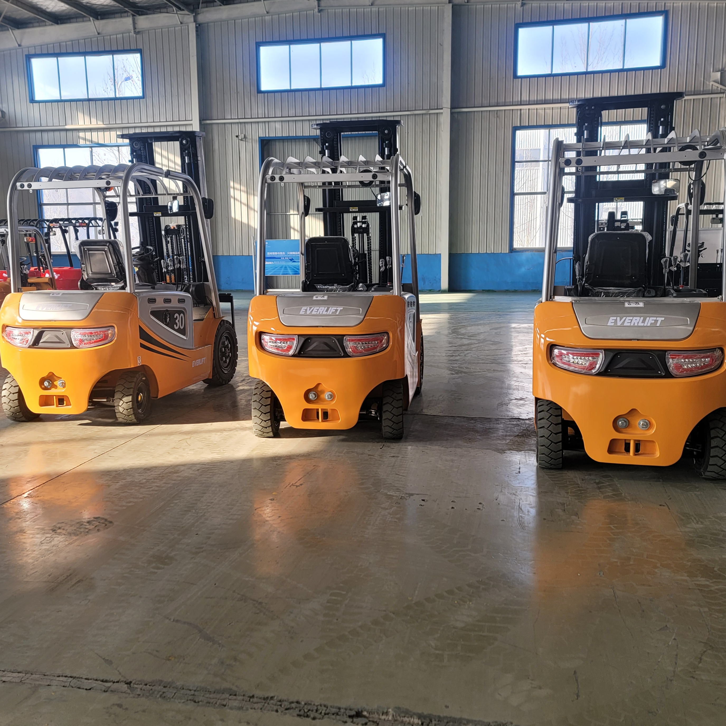 Electric Forklift 3ton Everlift FB30E Mini Electric Forklift 3000kg 3m Lifting Height with High Quality
