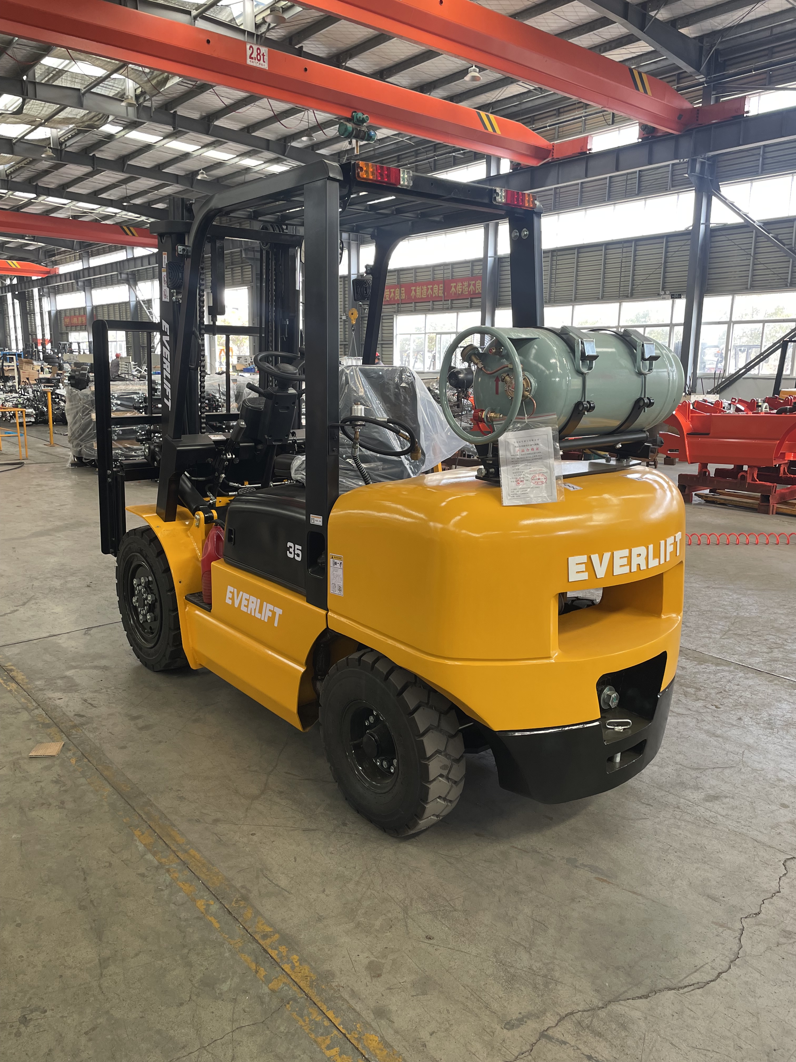 Everlift 3.5 ton 3 ton propane forklift gas LPG gasoline forklift