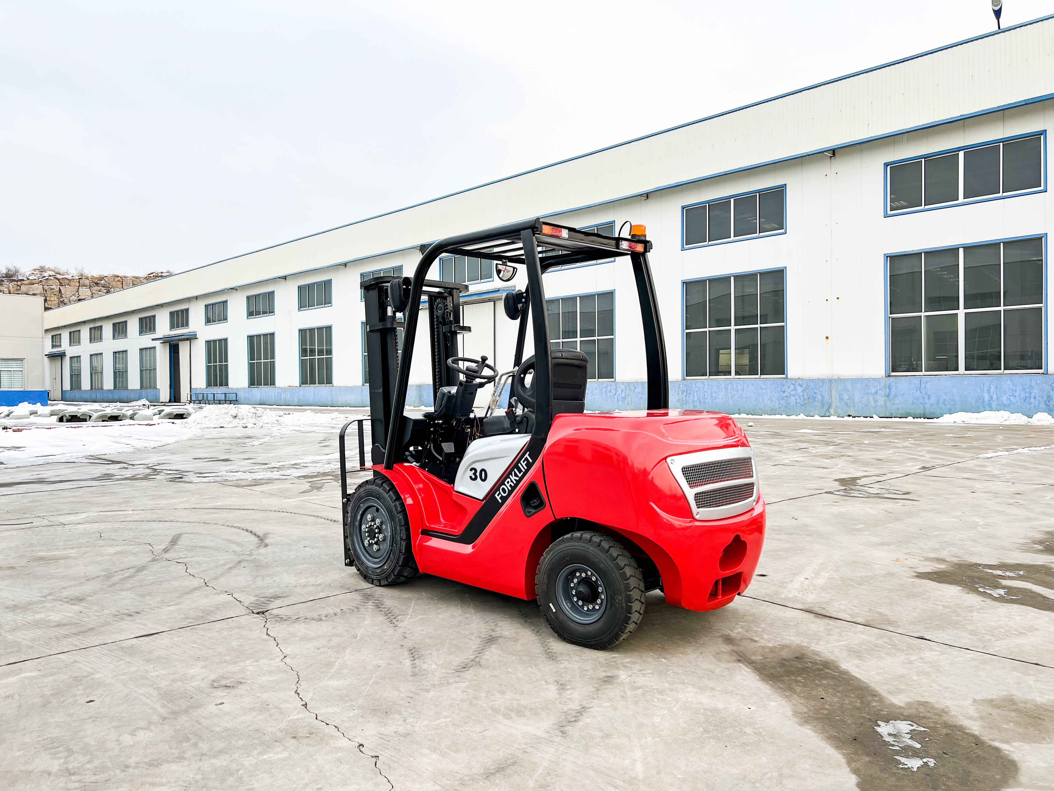 Everlift Forklift Diesel Forklifts Price FD30 3000kg 3500kg 3m-6m Triplex Mast Forklifts Solid Tires Side Shifter