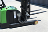 3m-5m 1.2t-2t Narrow Channels Pallet Lifter Stand on Container Electric Reach Stacker