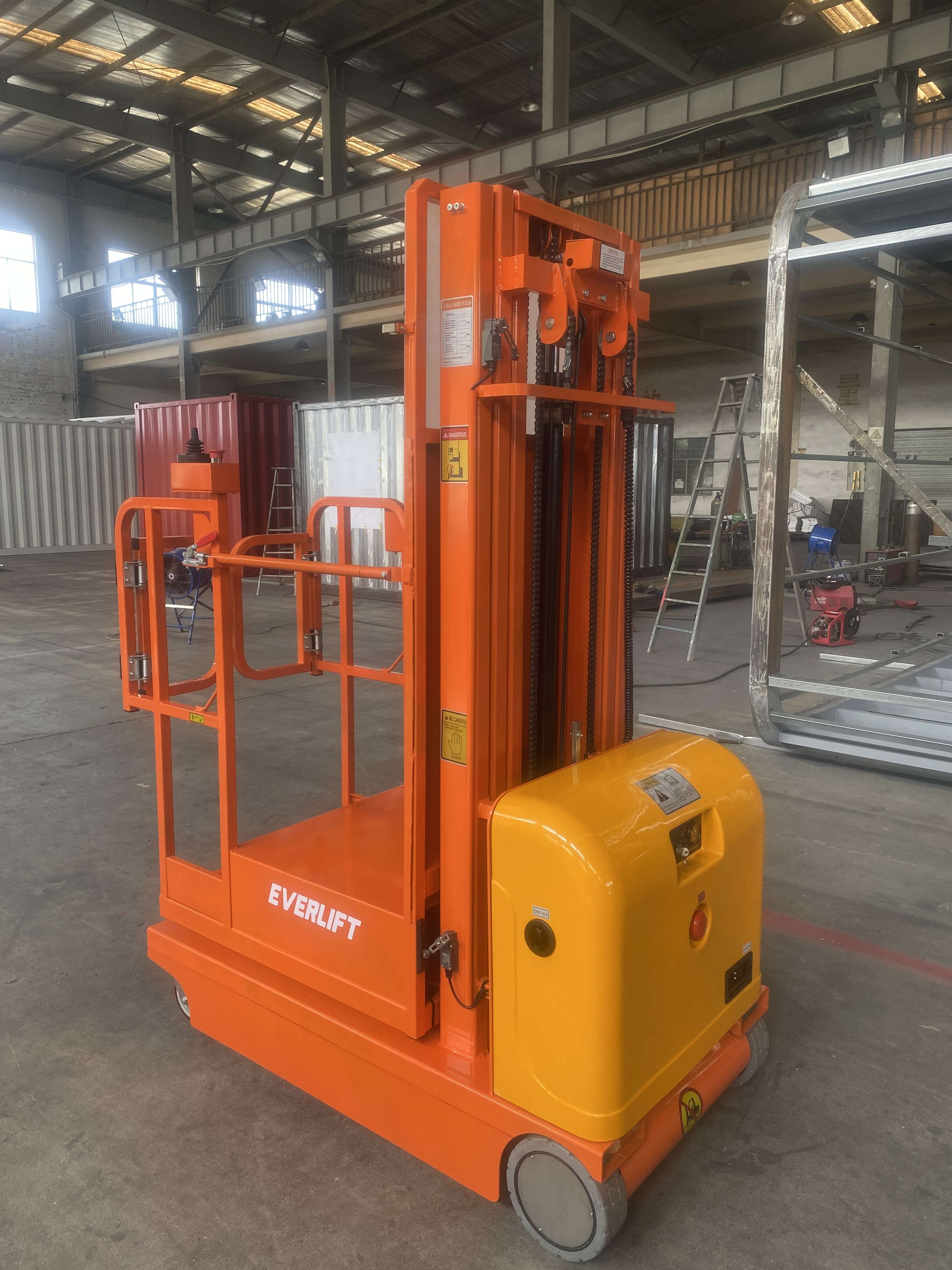 3M 4M 4.5M Warehouse Picker Self-Propelled Whole-Electromotion Aerial Order Picker Mobile Work Platform