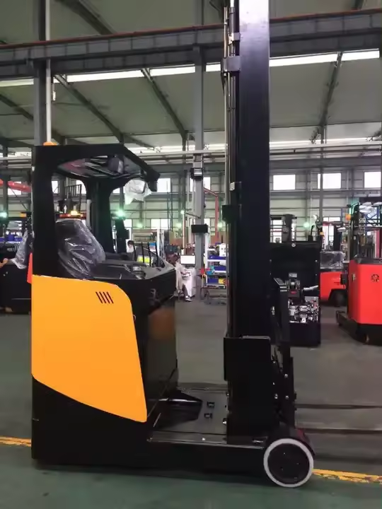 Everlift 2000kg 5m -7.5m Reach Truck Forklift for Cold Storage Electric Stacker Factory Price CE ISO Forklift Price