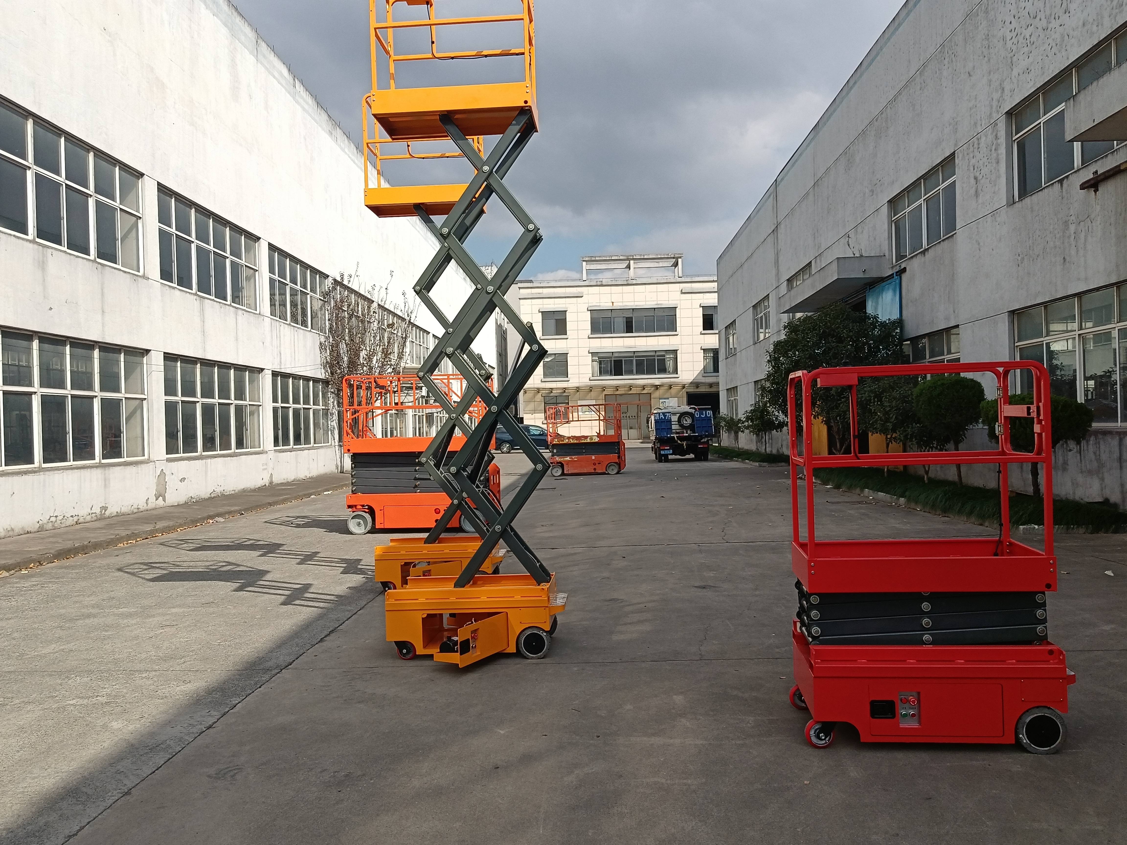 3M 3.9M 4.8M TINY SELF-PROPELLED SCISSOR WORK PLATFORM ELECTRIC MOBILE WORK PLATFORM
