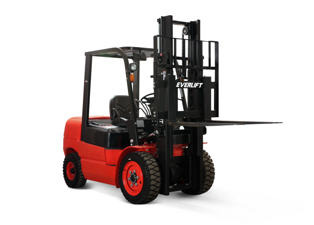 Everlift 3.5t 3M China Forklift Diesel Forklift Truck 4 Wheels with Chinese Engine Gold Supplier Forklift Price