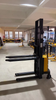 Everlift SEM 1t 1.5t 2t 1.6m-3.5m Pallet Stacker Semi-electric Pallet Stacker Walkie Stacker 