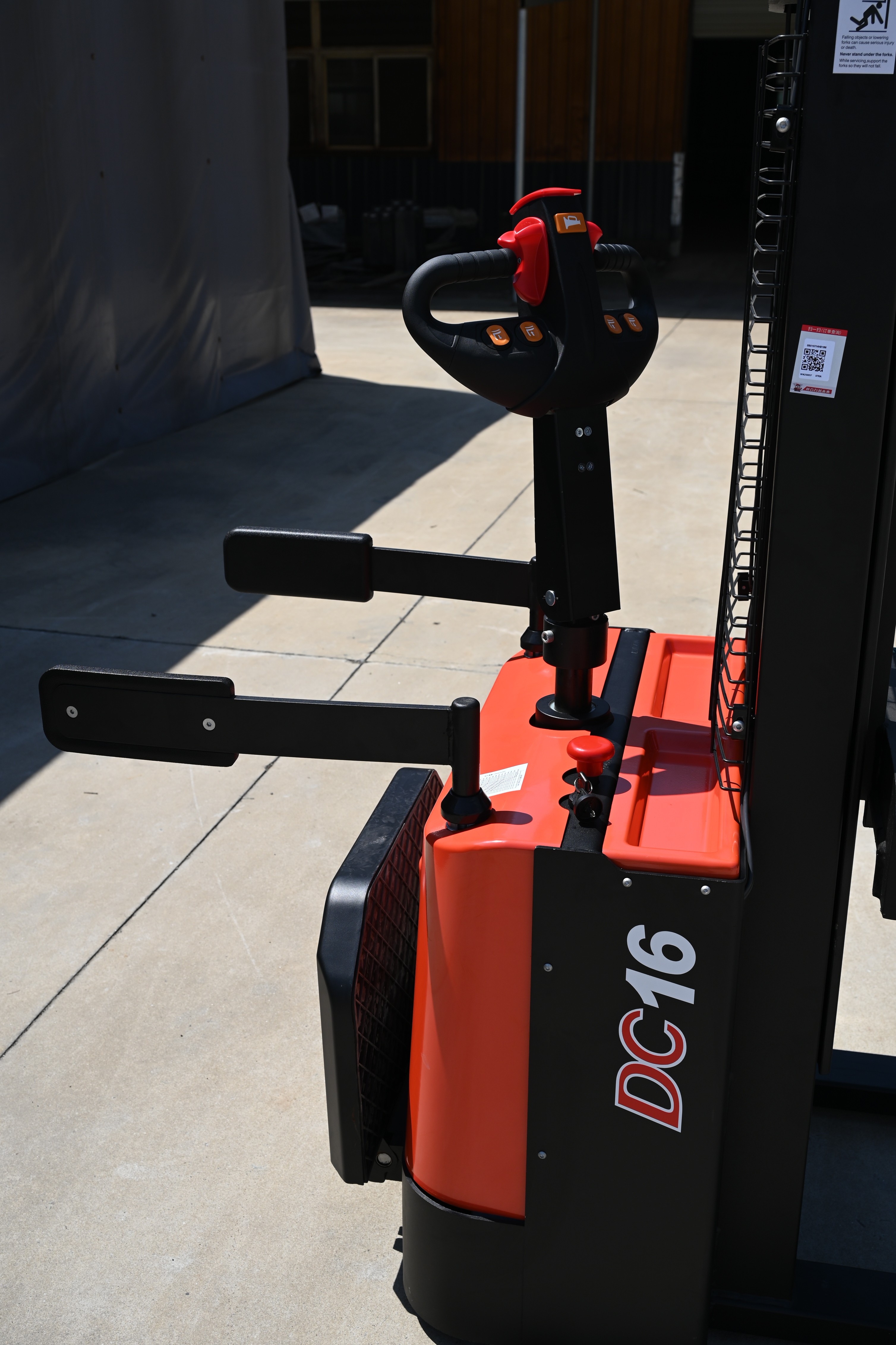 Everlift 1.5T 3-3.5M Stand-On Double Lift Truck Electric Self Load Lifting Pallet Stacker Forklift 