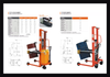 Everlift 350kgs 770lbs Semi-Electric Equipment Drum Stacker factory price with CE ISO stacker forklift 