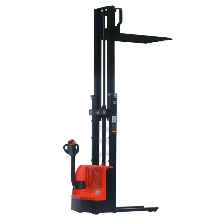 Everlift 1.2 T 1.5T 3M 3.5M Full Electric Pallet Stacker Lifter Economic Stacker 3-stages Side Shifter Free Lifting Option Factory Price CE