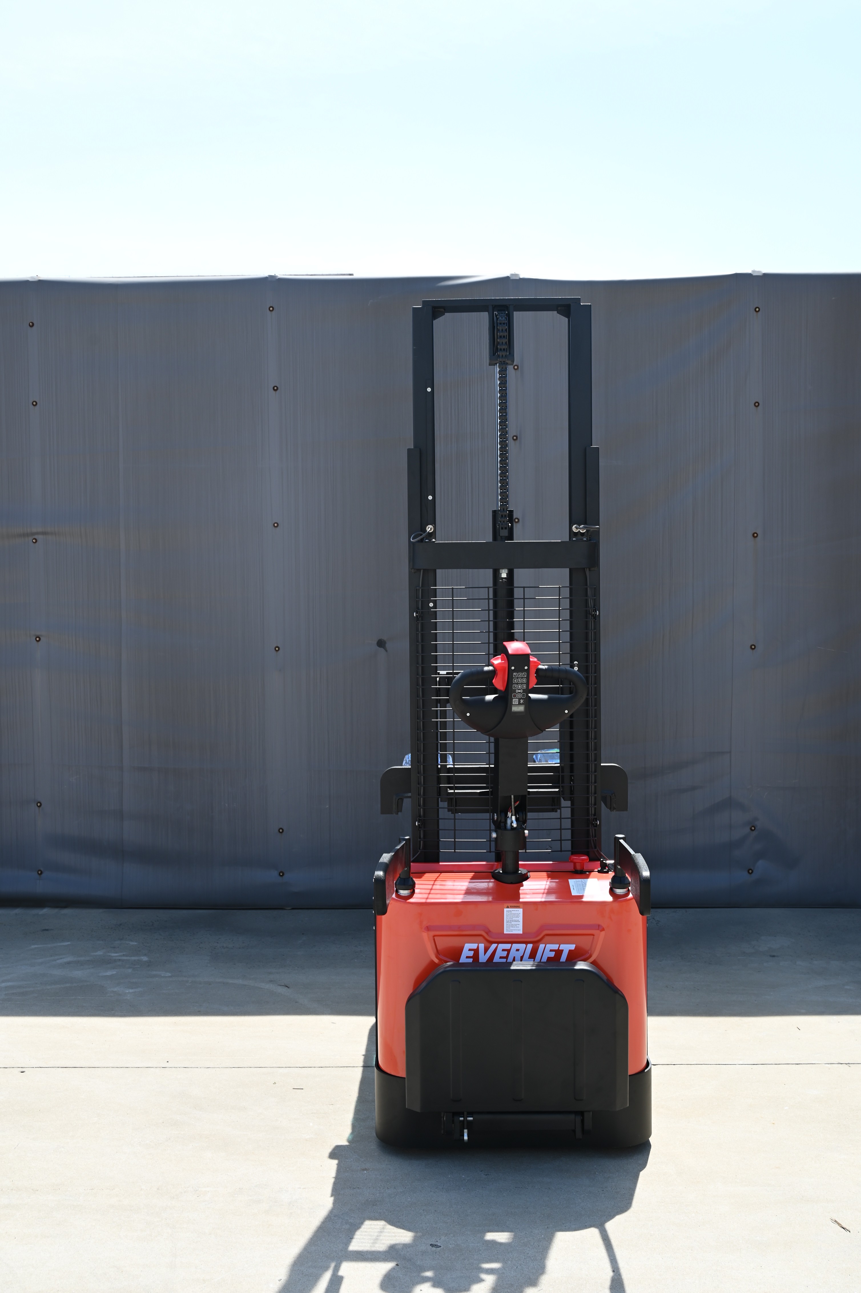 Everlift 1.5T 3-3.5M Stand-On Double Lift Truck Electric Self Load Lifting Pallet Stacker Forklift 