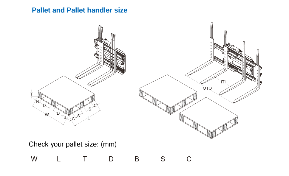 Multiple Load Handler Of Forklift Attachment &Parts 