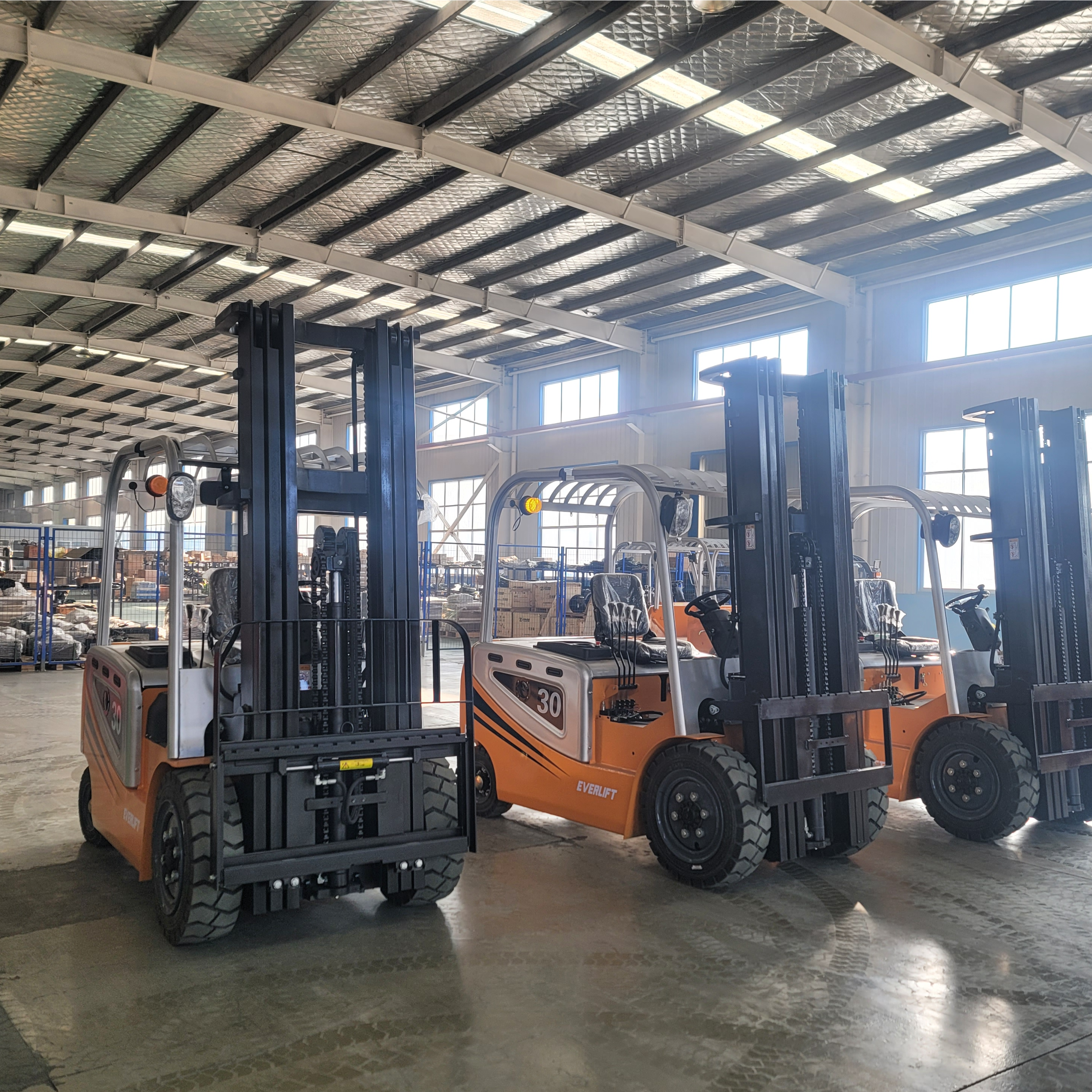 Electric Forklift 3ton Everlift FB30E Mini Electric Forklift 3000kg 3m Lifting Height with High Quality