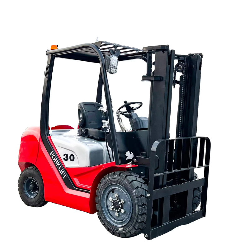 Everlift Forklift Diesel Forklifts Price FD30 3000kg 3500kg 3m-6m Triplex Mast Forklifts Solid Tires Side Shifter