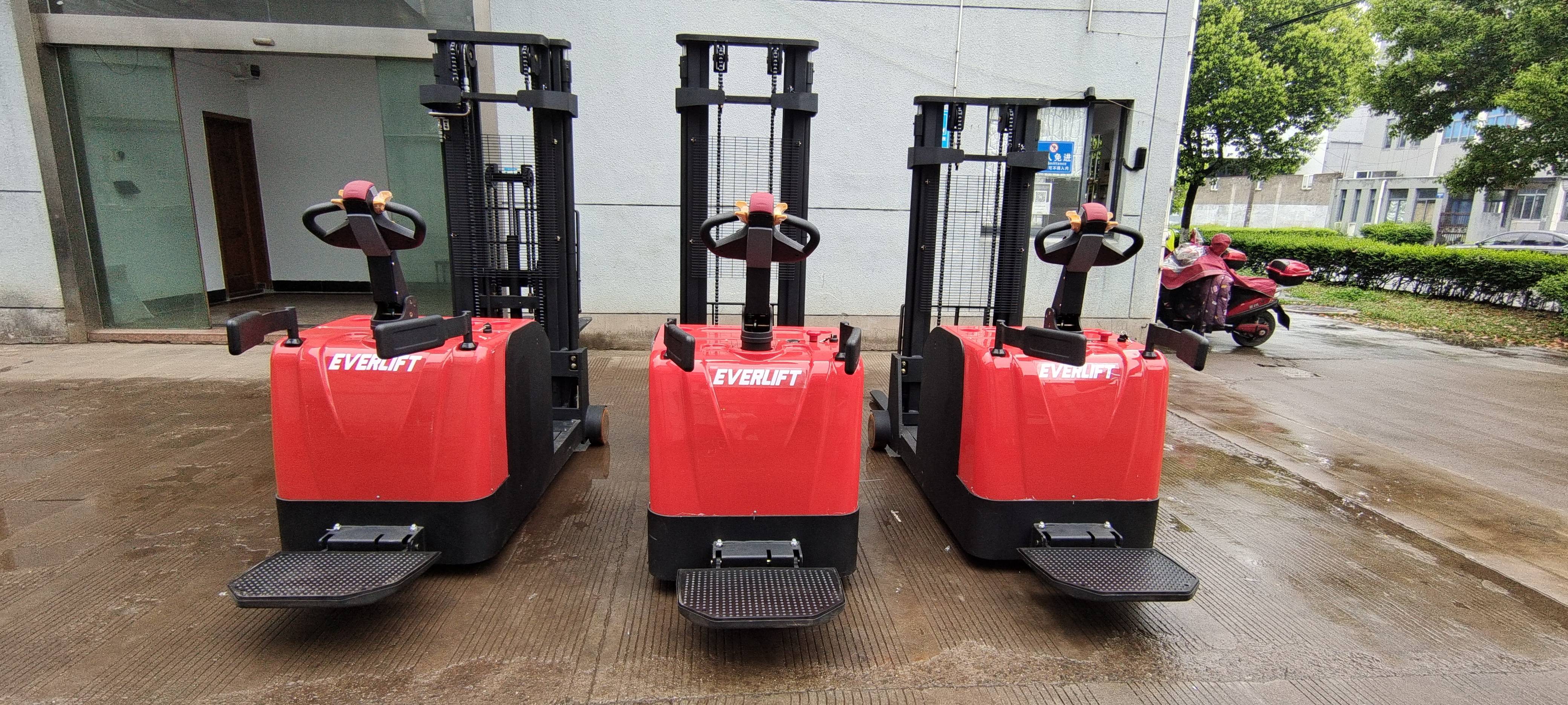 Everlift 800kgs Counterbalance Electric Stacker 2-stage Mast Lift Electric Stacker Factory Price Electric Stacker Price