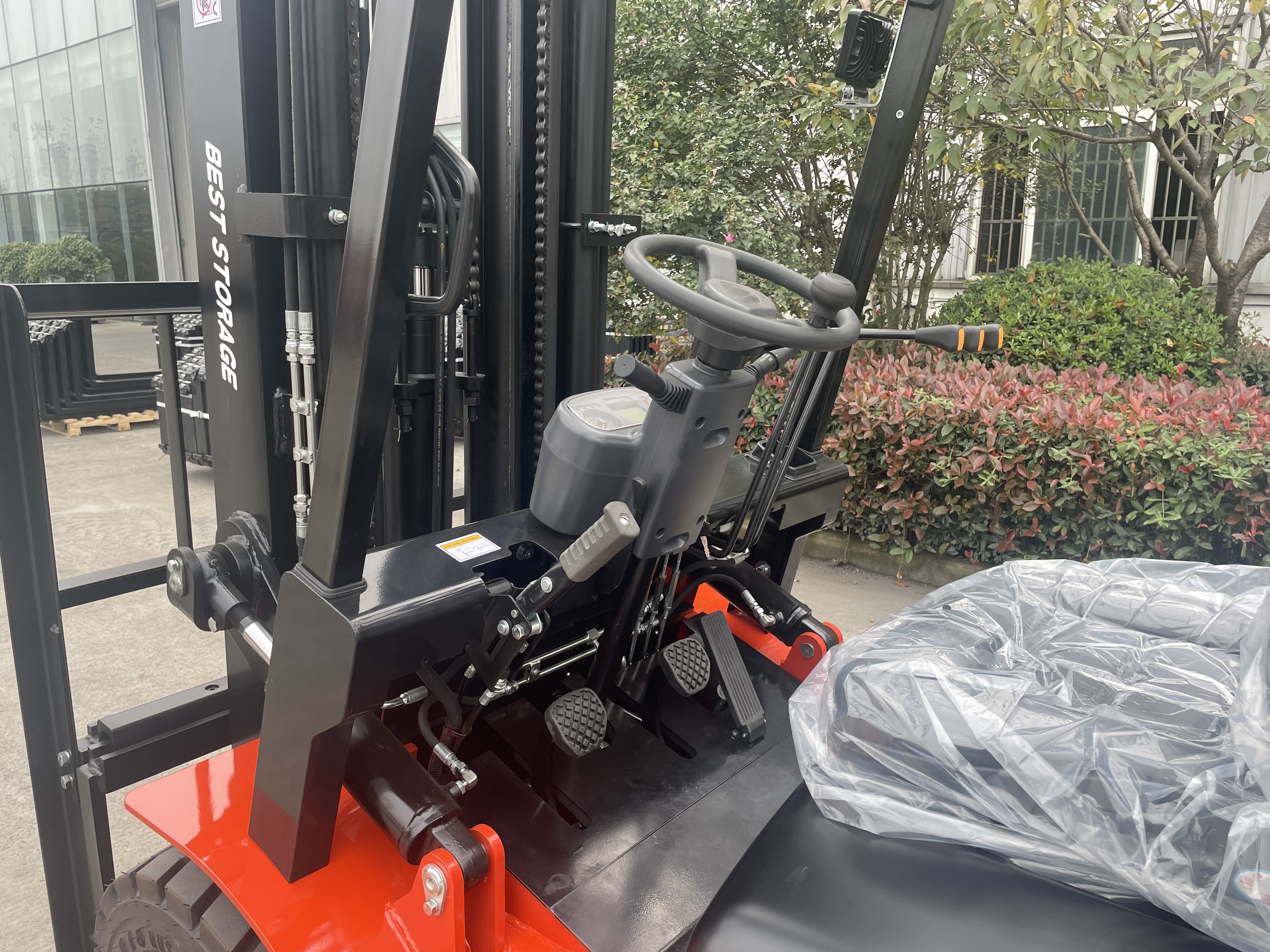 FD30 Everlift Forklift Diesel Forklifts Price 2500kg 3000kg 3500kg 3m-6m Triplex Mast Lpg Gasoline Forklifts Solid Tires Side Shifter